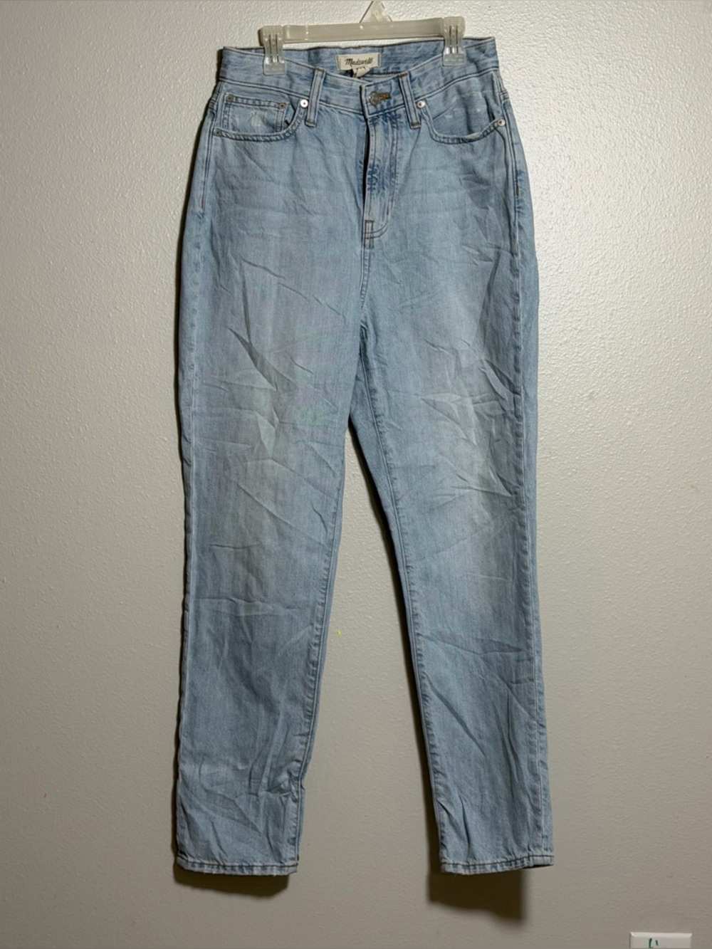 Madewell Women Denim The‎ Curvy Perfect Vintage Light Blue Jeans size 26
